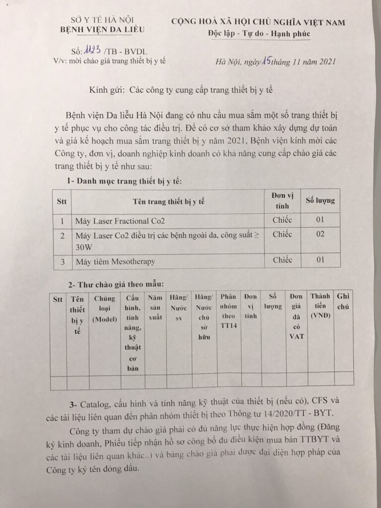 Mời Chào Giá Trang Thiết Bị Y Tế 1 Z2935516176164 Fba5E43954053C3527959Db9B0386E61 1