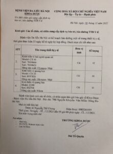 Mời Chào Giá Cung Cấp Dịch Vụ Bảo Trì, Bảo Dưỡng Ttb Y Tế 1 Z3003126965960 C1B919Cf61F8B1E254Feab6A9F4Cab9C 1