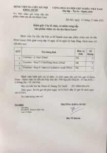 Mời Chào Giá Cung Cấp Sản Phẩm Chăm Sóc Da Cho Khoa Laser 5 Z3021064804325 0377330Ff93422Ad7Fc95668C53834D4 1