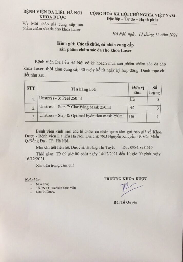 Mời Chào Giá Cung Cấp Sản Phẩm Chăm Sóc Da Cho Khoa Laser 1 Z3021064804325 0377330Ff93422Ad7Fc95668C53834D4 1