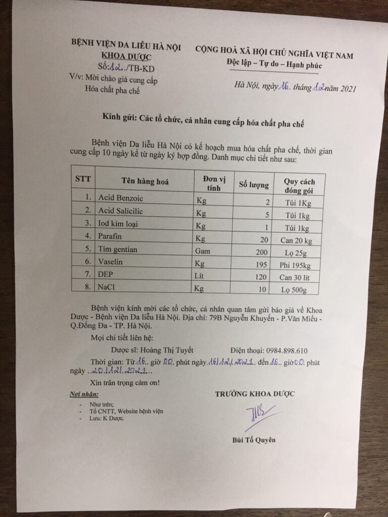 Mời Chào Giá Cung Cấp Hóa Chất Pha Chế 3 Z3027327692170 3Fba63Fddaa1D231057E74C3B60B7408 1