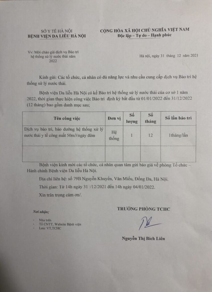 Mời Chào Giá Dịch Vụ Bảo Trì Hệ Thống Sử Lý Nước Thải Năm 2022 3 Z3070503952418 Dd653Bbf014Ea01De3C3691Bc1C478Dd 1