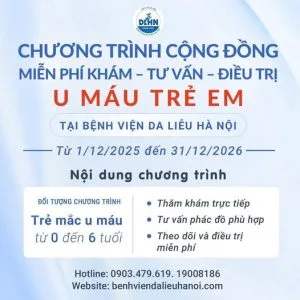 Chương Trình Cộng Đồng Miễn Phí Khám – Tư Vấn – Điều Trị U Máu Trẻ Em Tại Bệnh Viện Da Liễu Hà Nội 12 649826280 1242765937978433 542065787362253789 N